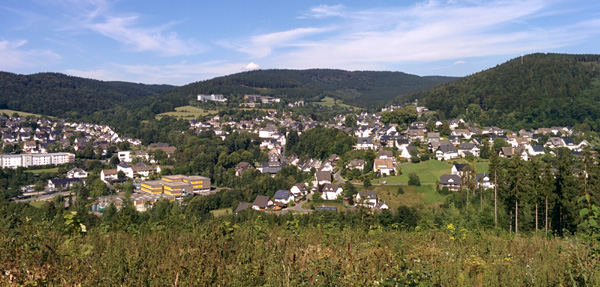uitzicht op Bad Fredeburg